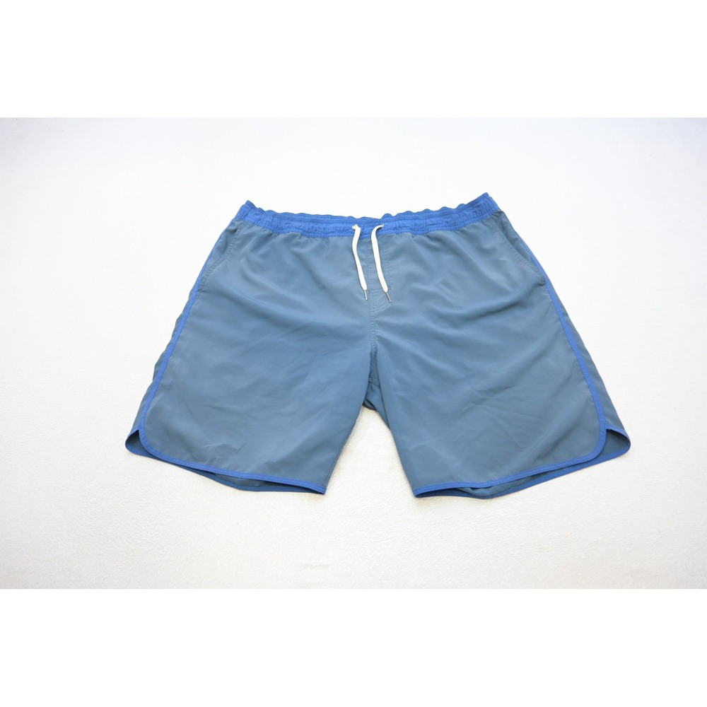Fair Harbor Swim Trunks Men XXL Blue The Anchor Liner Board Shorts Excellent